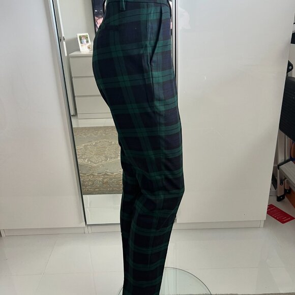 Brooks Brothers Natalie BlackWatch Tartan Plaid pants SZ 6 - Picture 6 of 12